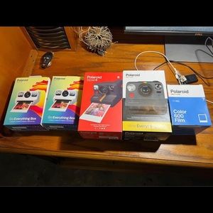 Brand new Polaroid cameras
